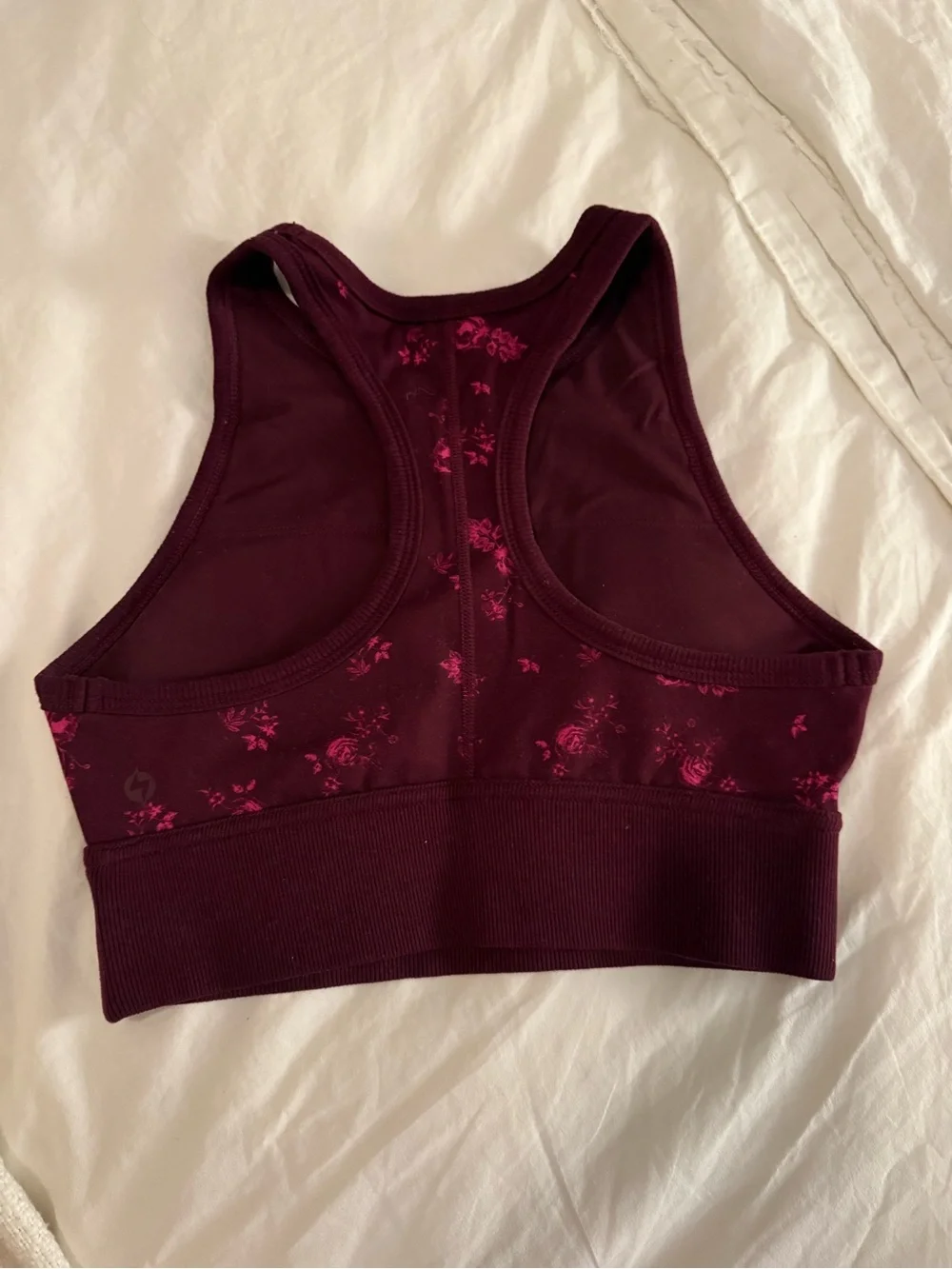 Popflex Sweat Sesh Crop in Fleur d’Amour